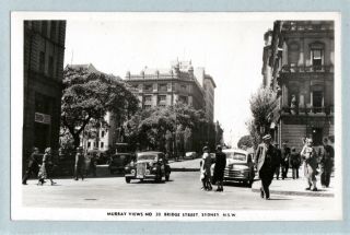 Vintage Postcard Rppc Murray Views 20 Bridge Street Sydney Nsw