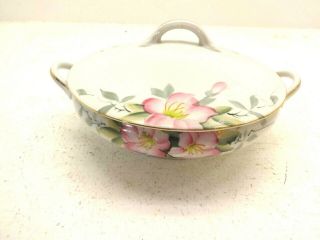 Noritake Azalea 19322 Covered Round Serving Bowl With Lid - Green Mark