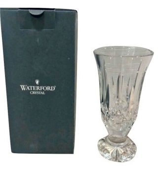 Waterford Crystal 7 " Lismore Footed Vase Made In Ireland