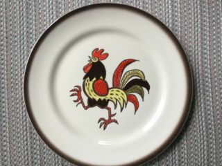 Metlox - Poppy Trail - Red Rooster - Dinner Plate - 8 Available -