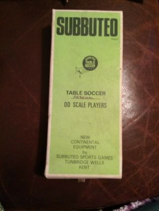Vintage Subbuteo Table Soccer 00 Scale Team Players -