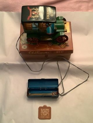 Vintage Oldtimers No.  800 Electric Remote Control Car With Lighting Lamps