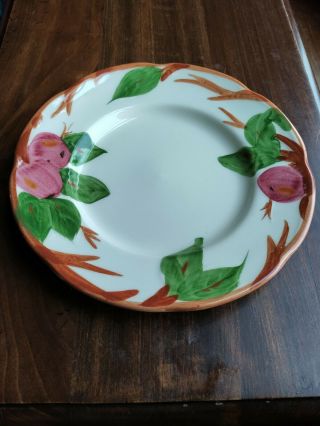 Vintage Franciscan Apple Pattern 7 7/8 " Salad Plates England Set Of 4