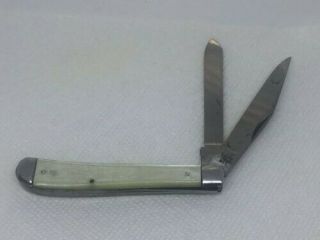 Old Vtg Collectible Sabre 617 2 Folding Pocket Knife Made In Japan Great Snap