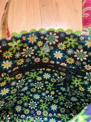 Vera Bradley Vintage Patchwork Shoulder Bag Purse Retired Patterns 3