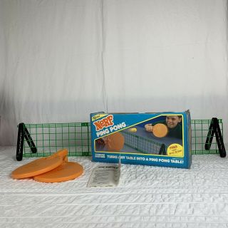Nerf Ping Pong Game W/instructions Vintage Parker Brothers No Balls 1987