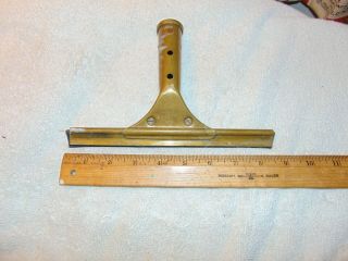 Vintage Ettore Steccone Products Master Squeegee Head Brass 8.  5 "