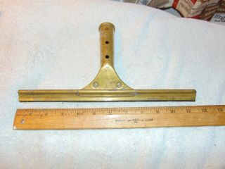 Vintage Ettore Steccone Products Master Squeegee Head Brass 11.  5 "