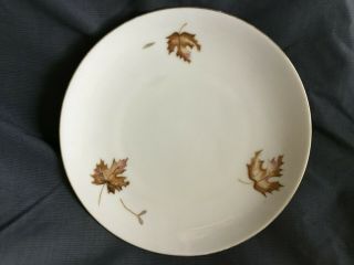Empress China Autumn Leaves - Bread / Dessert Plates - Set Of 3