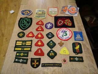 Vintage Scouts Sew On Badges / Patches - P&p