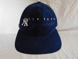 Vintage York Yankees Baseball Cap Dad Hat Strapback Script 2