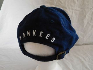 Vintage York Yankees Baseball Cap Dad Hat Strapback Script 3