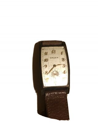 Vintage Gruen Curvex Cal 500 Model 501 - 296 Watch Mens