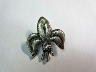 Vintage Boy Scout Solid Silver Badge.  Pin - 3rd World Jamboree In Uk C1929