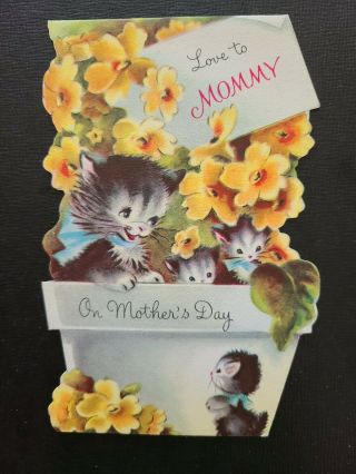 Vtg Norcross Greeting Card Mother 