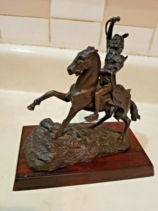 Frederic Remington Franklin Bronze Statue/sculpture The Scalp