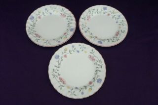 Johnson Brothers Summer Chintz England Bread & Butter Plates Set Of 3 Exc