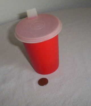 Vintage Tupperware Sippy Cup Bell Tumbler 109 With Lid 1552