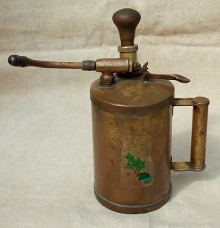 Vintage Collectible Brass Dron - Wal,  Compressed Air Sprayer No.  5 P/t.