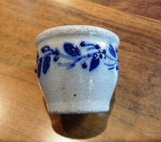 Salmon Falls Stoneware - Pottery Blueberry Vine - Custard Cup,  Votive,  More