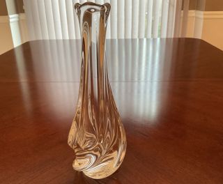 Saint Louis Of France Flora Crystal Bud Vase - 8.  5 "