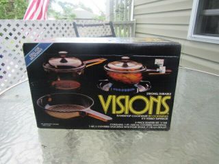 Visions Rangetop Cookware By Corning 5 Piece Starter Set V - 168 Nos