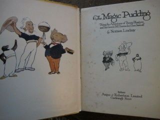 The Magic Pudding - Norman Lindsay - Vintage Australian 1940 Classic Book 2
