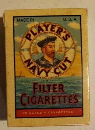 Players Navy Cut Filter Cigarettes Vintage Deck Of Playing Cards Game Complete