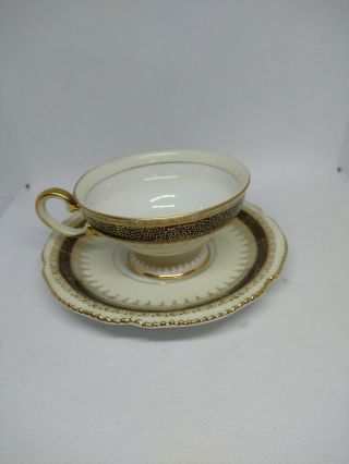Made In Occupied Japan Hand Painted Tea Cup And Saucer No Chips