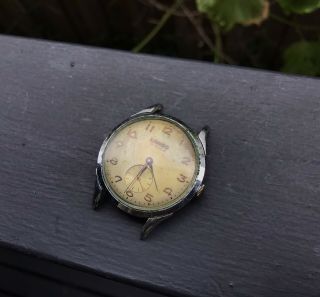 Vintage Swiss Lanco 15 Jewels Oversized Watch