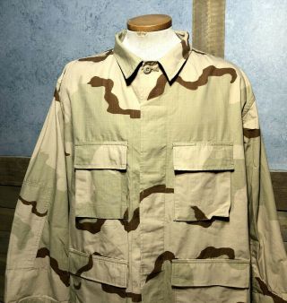 Propper Vintage Desert Storm Combat Coat Mens Xl Reg Euc 2 -