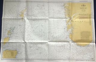 Vintage Admiralty Chart (1979) - North Sea Northern Sheet 2182c Scotland Norway