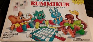My First Rummikub Tile Game Vintage Number Counting,  Matching Preschool Age