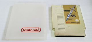 P29 - Vintage Authentic Nintendo Nes Zelda Ii The Advenure Of Link W/ Case