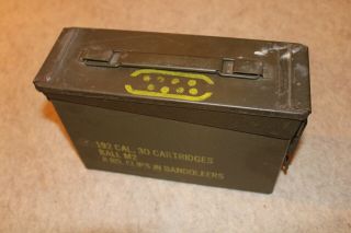 Vintage Airline Ammo Can For M1 Garand.  30 Cal