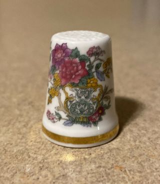 Vintage Thimble Fine Bone China Bouquet Of Flowers - Paragon England
