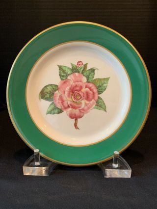 Syracuse China Dorthy Draper Drake Hotel Camellia Dessert Salad Plate 7 " 1940 