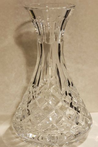 Waterford Crystal Lismore Carafe 9 " Tall Open Wine Decanter