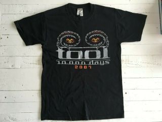 Vintage Tool Band T Shirt Tour Size Medium 2007 Tour 10000 Days