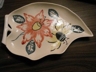 Blue Ridge China Chintz Leaf Plate