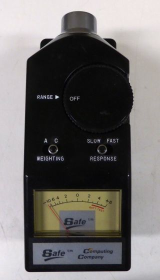 Vintage Sound Level Meter Safe