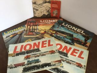 Vintage Lionel Train Catalogs - 1953,  1957,  1958,  1959,  1953 How To Operate Book