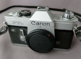 Vintage Canon Ftb 35mm Film Camera Body (only) & Well