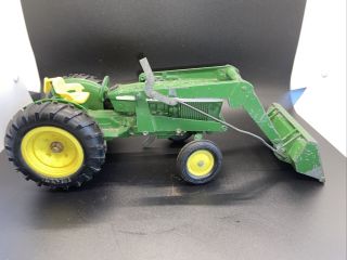 Ertl John Deere Tractor Vintage Farm Toy With Bucket 557 7012 R 7011
