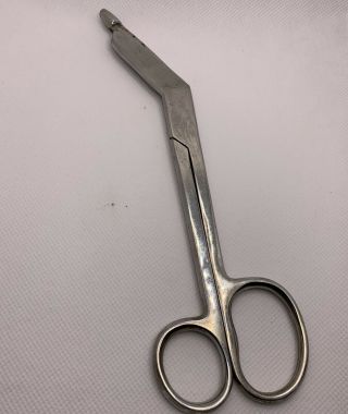 Vintage Emt Trauma Scissors Silver Metal