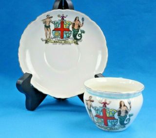 English Porcelain Crested Souvenir - " Arms Of Abbotsford " Crest - Goss China