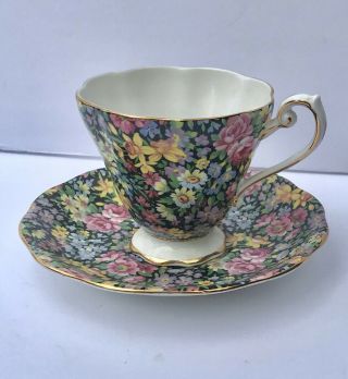 Tea Cup And Saucer Vintage Collectible Royal Standard Fine Bone China England