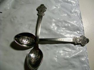 2 - Rolex Lucerne Bucherer Of Switzerland Cb Vintage Collectable Spoon