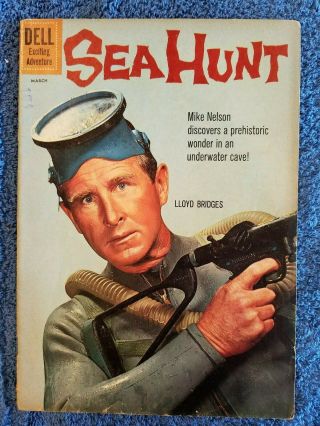 Vintage Sea Hunt Comic Book Lloyd Bridges Mike Nelson Dell March