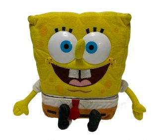Vtg 2000 Viacom Colorbok Spongebob Squarepants Plush Toy Doll 12 "